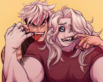 +1 character + lineart + colors + shading + patterned bg $47