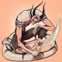 lineart + colors + shading + gradient bg $83